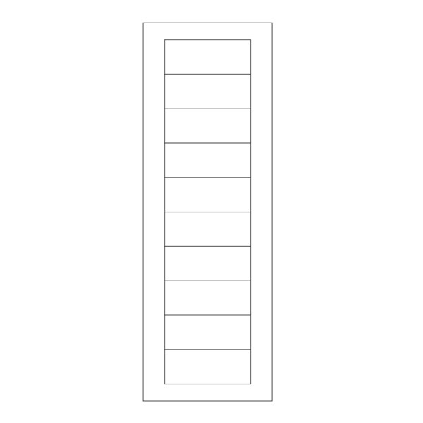 Nevs Laser Band - Blank Label Sheet w/10 Labels 8-1/2" x 11" - LB-17