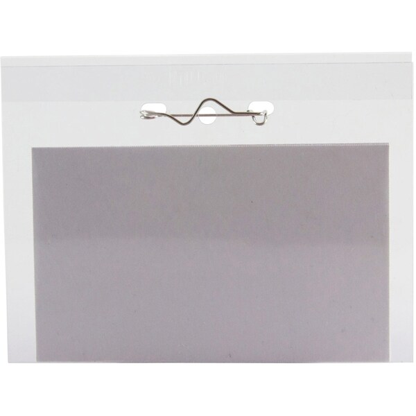 Sicurix ID Badge Holder Kit, Color Clear, PK100 - BAU 67670