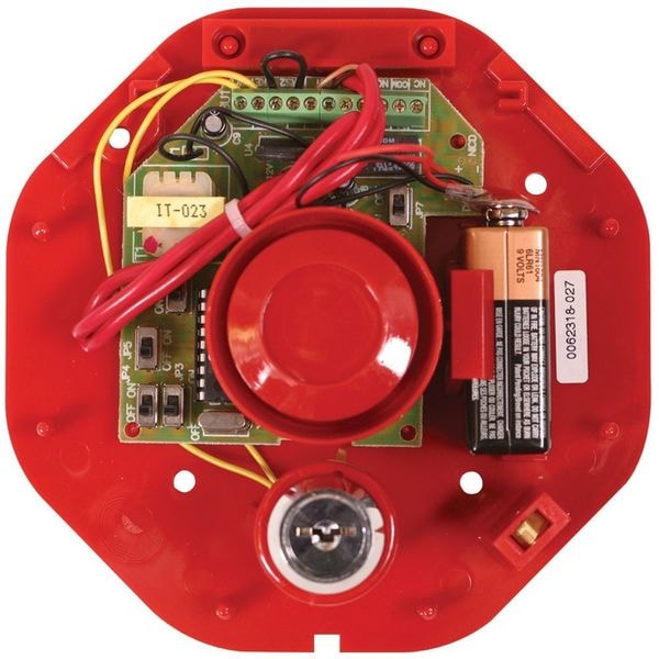 Safety Technology International Exit Door Alarm, Horn, 105dB, Red - 3JYW2