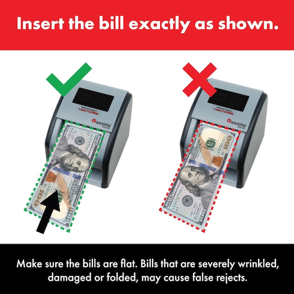 Cassida Counterfeit Detector with the Ability to Verify the Authenticity of Cash, ID Cards and Credit Cards - OMNI ID