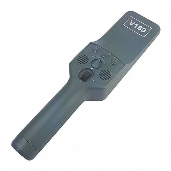 Metal Defender Metal Detector, Hand-Held, Black, Plastic - MD-160