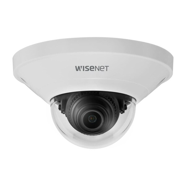 Defenseguard 2MP Wisenet Q Mini Network Indoor Dome Camera, White - DE3293990