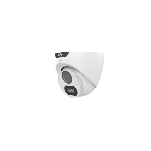 Uniview 2MP ColourHunter HD Eyeball Analog Camera 2.8mm Fixed Lens, DC12V, Mic - UAC-T122-AF28M-W