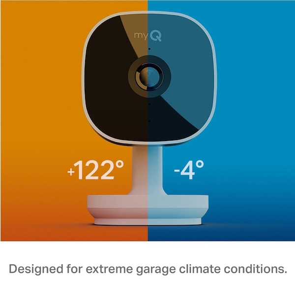 Chamberlain Chamberlain Garage Plug-in Indoor and Outdoor Smart-Enabled Security Camera - MYQ-SGC1WCH