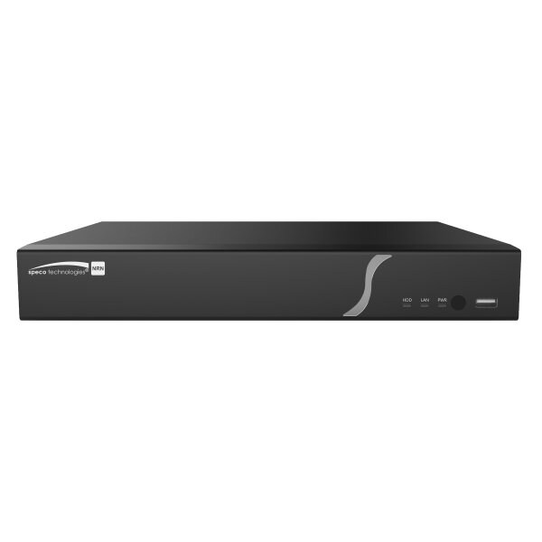 Speco Technologies 4 Channel 4K H.265 NVR with PoE and 1 SATA- 2TB NDAA Compliant - N4NRN2TB