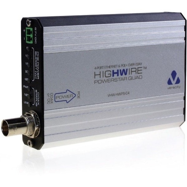 Veracity Veracity S New Highwire Powerstar Quad Boosts Your Ip Camera Options - VHW-HWPS-C4