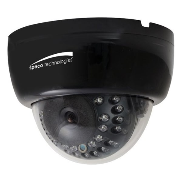 Speco Technologies Hd-Tvi 2Mp Dome Camera, 2.8-12mm, Black - HLED33DTB