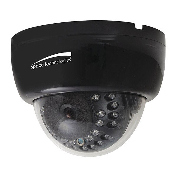 Speco Technologies Hd-Tvi 2Mp Dome Camera, 2.8-12mm, Black - HLED33DTB