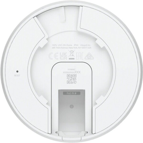 Ubiquiti Ubiquiti Camera G5 Dome - 32.81 ft Night Vision Support - 2K Recording - UVC-G5-DOME