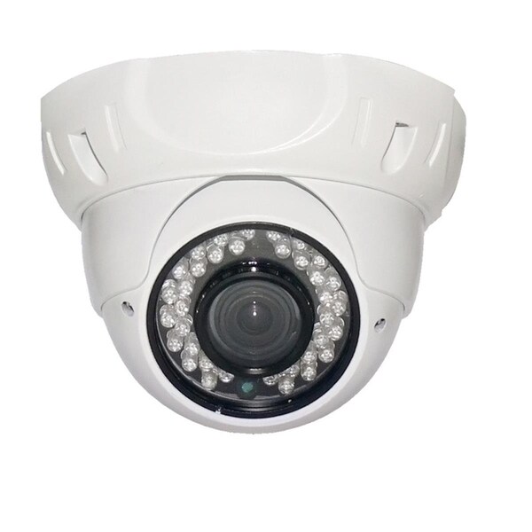 Swivel 0.33 in. 860H CCD, 700TVL Dome Camera 2.8-12 mm Lens, White - 36 Piece - SW1209246