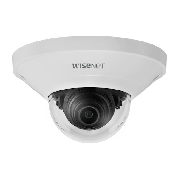 Hanwha Vision 2MP Wisenet Q Mini Network Indoor Dome Camera, White - QND-6011