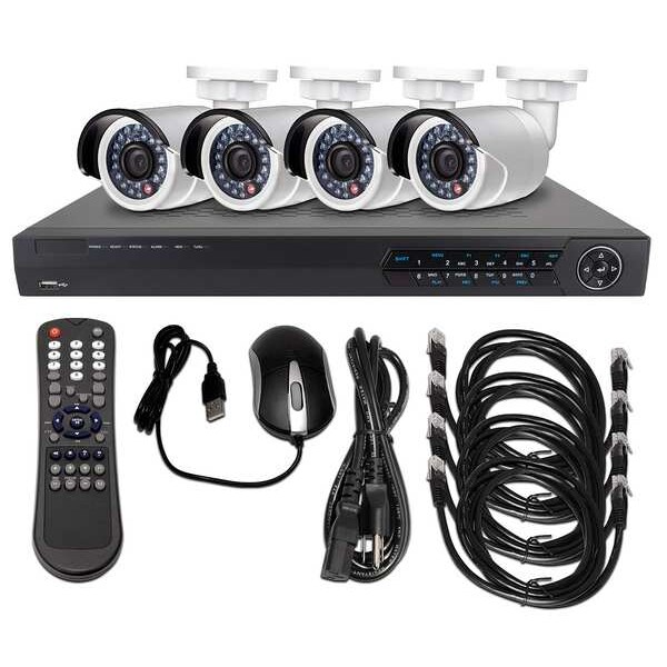 Lts CCTV Kit, All In One, 12VDC, 1 TB - LTN0441K-4B