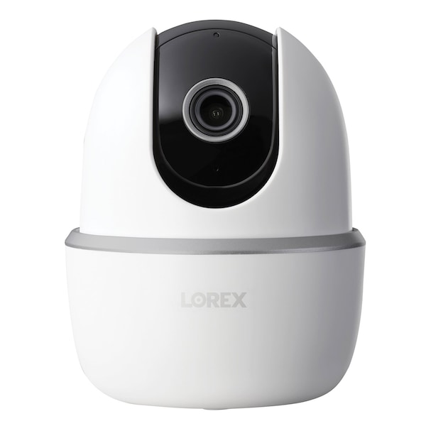 Lorex 2K QHD Indoor Wi-Fi Smart Pan-and-Tilt Security Camera with Person Detection - W462AQC-E