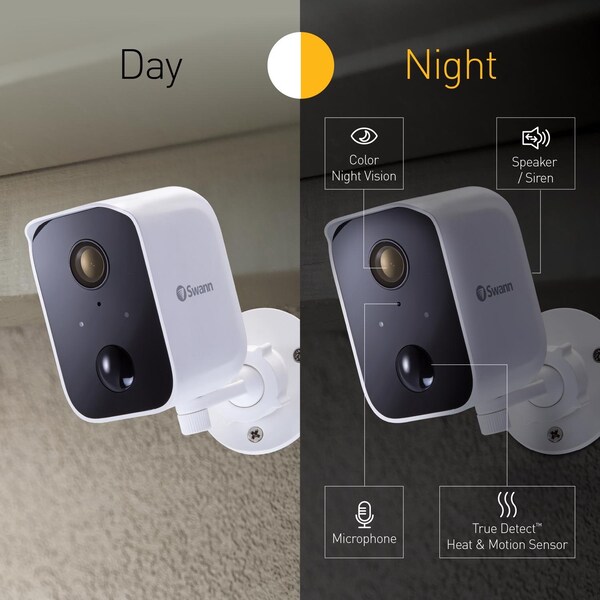 Swan Swann CoreCam Battery Powered Indoor and Outdoor Smart-Enabled Security Camera - SWIFICORECAMPK2