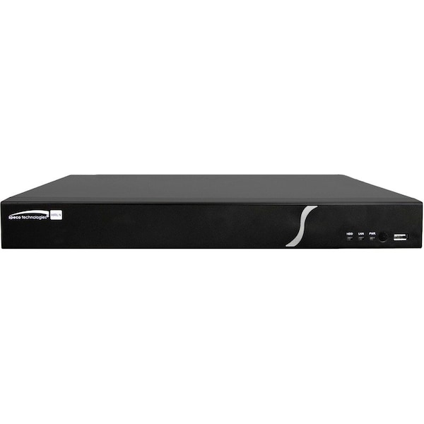 Speco Technologies 24 Ch. Hybrid Recorder - 8 TVI + 8 Hybrid TVI or IP + 8 IP, NDAA, 32TB - H24HRLN32TB
