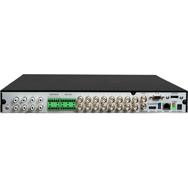 Speco Technologies 24 Ch. Hybrid Recorder - 8 TVI + 8 Hybrid TVI or IP + 8 IP, NDAA, 32TB - H24HRLN32TB