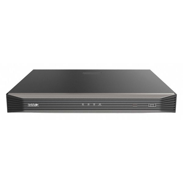 Invid Tech NVR, 4 TB, 16 IP Camera Inputs, 14-31/32" W - VN1A-16X16/4TB