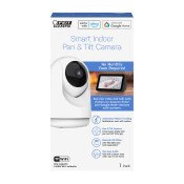 Feit Electric Smart Pan and Tilt Camera, 1080 pixel Resolution, Motion Image Sensor, Night Vision: 30 ft - CAM/PAN/WIFI/G2