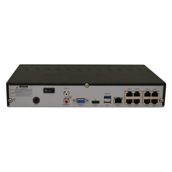 Speco Technologies 8CH H.265 NVR WITH 5 OUTDOOR IR 5MP - ZIPK8TA