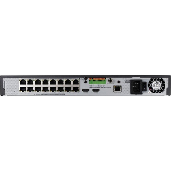 Hanwha Vision Wisenet 16 CH PoE NVR - 16 TB HDD - Network Video Recorder - HDMI - QRN-1630S-16TB