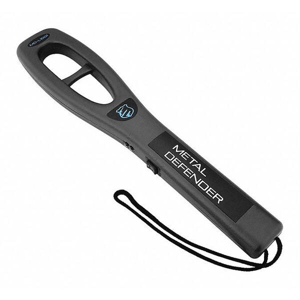 Metal Defender Metal Detector, Plastic, Inside 2-61/64" W - MD-L1001