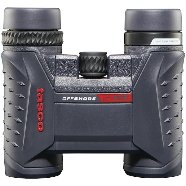 Tasco Offshore 12x 25mm Waterproof Folding Roof Prism Binoculars,  - 200122