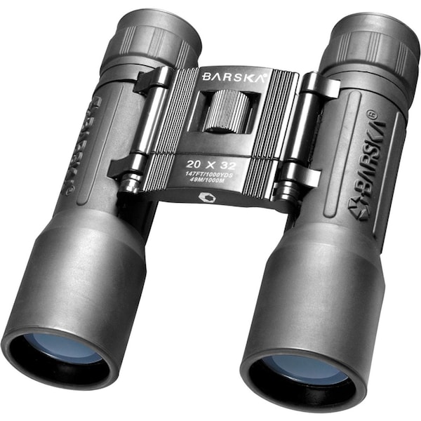 Barska General Binoculars, 20x Magnification, Roof Prism, 147 ft @ 1000 yd Field of View - AB10670
