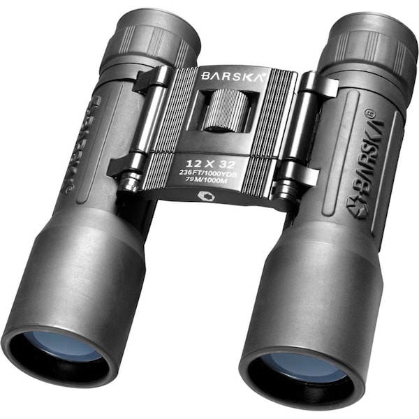 Barska General Binoculars, 12x Magnification, Roof Prism, 236 ft @ 1000 yd Field of View - AB10113
