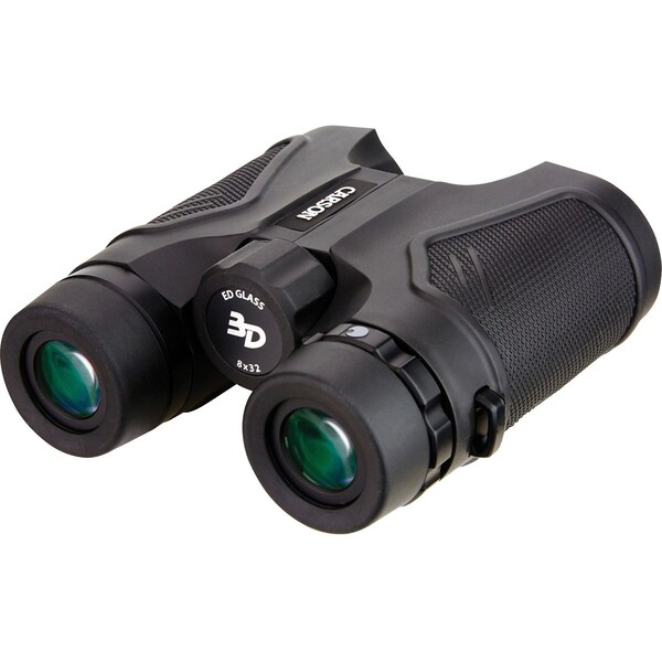 Carson General, Hunting, Nature Binocular, 8x Magnification, Roof Prism, 392 ft @ 1000 yd Field of View - TD-832ED