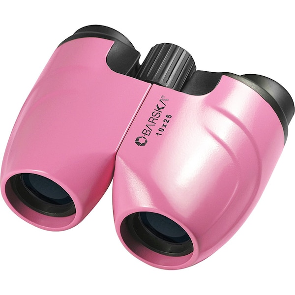 Barska 10X25 Pink Porro Binoculars, Blue Lens, CP - CO11371