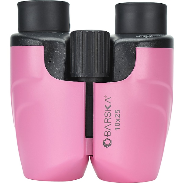 Barska 10X25 Pink Porro Binoculars, Blue Lens, CP - CO11371