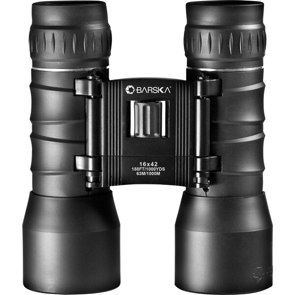 Barska General Binoculars, 16x Magnification, Roof Prism, 188 ft @ 1000 yd Field of View - AB11366