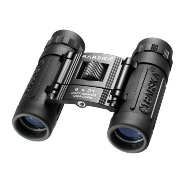 Barska General Binoculars, 8x Magnification, Roof Prism, 383 ft @ 1000 yd Field of View - AB10108