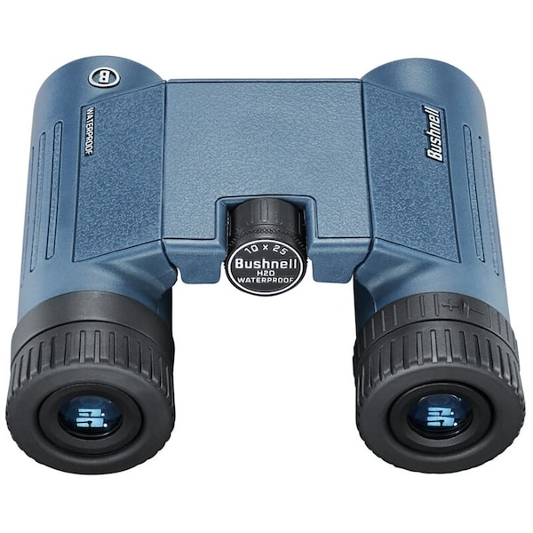 Bushnell 10x25mm H2O Binocular - Dark Blue Roof WP/FP Twist Up Eyecups - 130105R