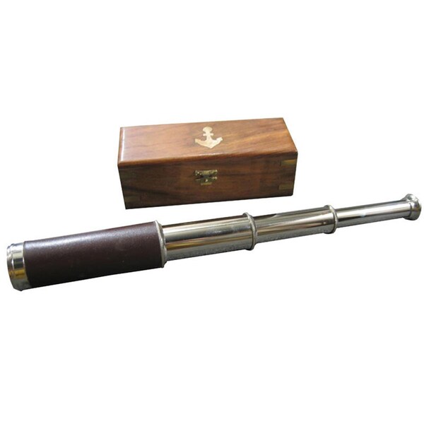 Olympian Athlete Handheld Telescope in wood box - OL1667614