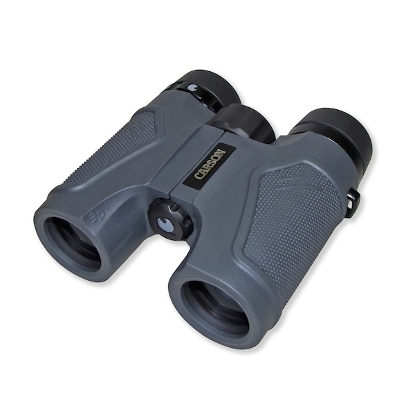 Carson General, Hunting, Nature Binocular, 8x Magnification, Roof Prism, 392 ft @ 1000 yd Field of View - TD-832