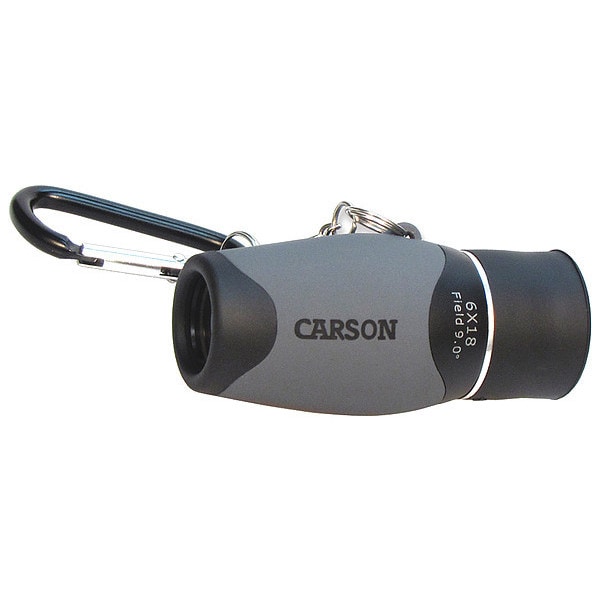 Carson General Monocular, 6x Magnification, Porro Prism, 426 ft @ 1000 yd Field of View - MM-618