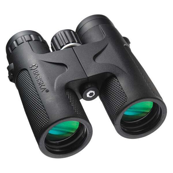 Barska General Binoculars, 8x Magnification, Roof and Banwu Prism, 330 ft @ 1000 yd Field of View - AB11852