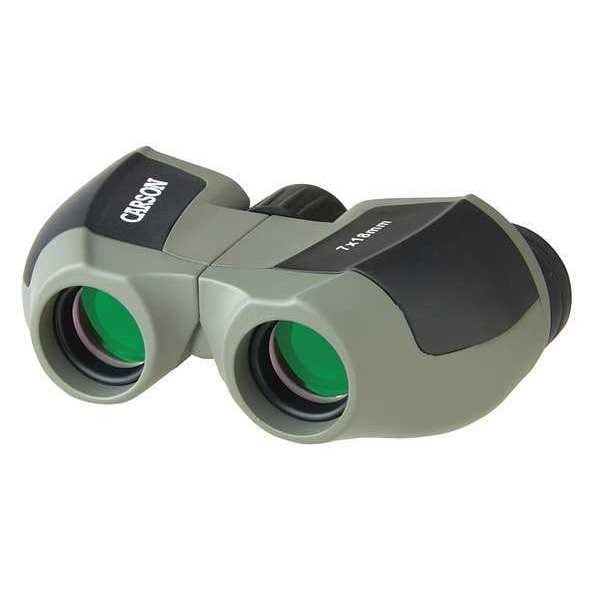 Carson General Binocular, 7x Magnification, Porro Prism, 489 ft @ 1000 yd Field of View - JD-718