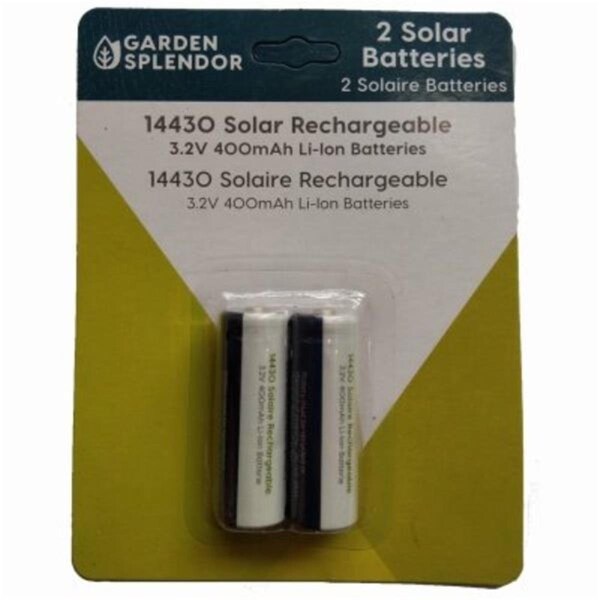 Headwind Consumer Products Solar 14430 Rechargeable Batteries - Pack of 2 - 262396
