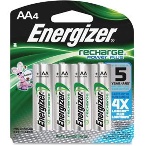 Energizer T50838 2300 mAh Nimh AA Recharge Battery, 4PK - NH15BP-4