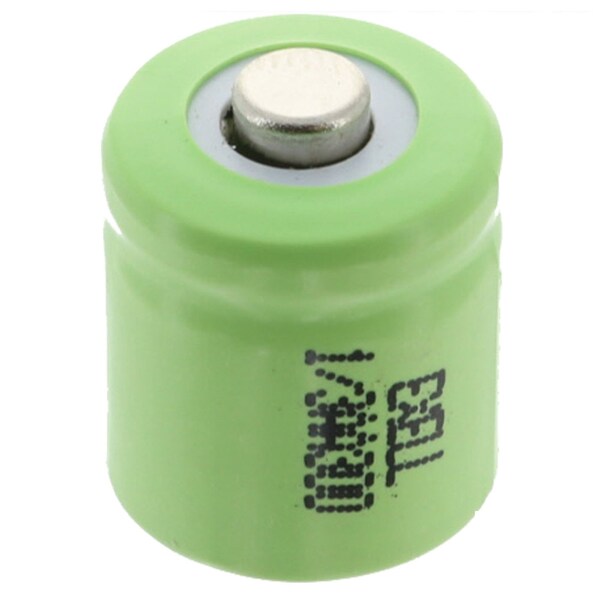 Exell Battery 1/3AA Rechargeable Battery 300mAh 1.2V Button Top  for Shavers, Custom, Radios - EBC-504