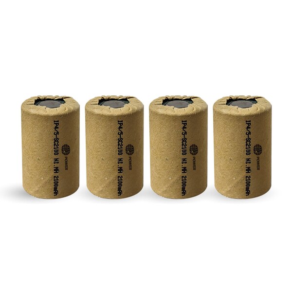 Ip Power 4/5 Sub C Ni-Mh 2100mAh - 4PK - IP-NH-4/5SC-2100-FT-4