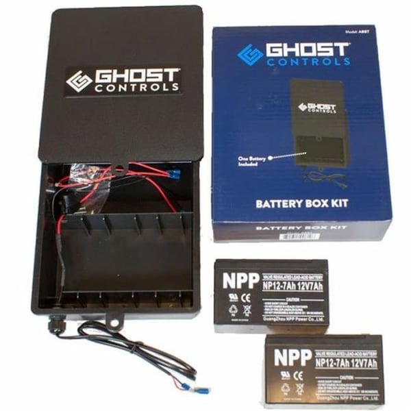 Ghost Controls Ghost Controls ABBT2 Battery Box with 2 Batteries - ABBT2