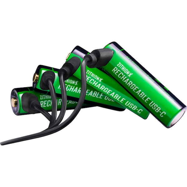 Coast Cutlery AA Zithion-X Rechargeable USB-C Ported Battery 4pk - 30982