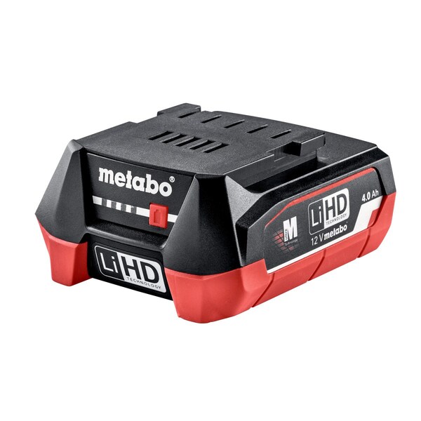 Metabo Battery Pack 12V, 4.0Ah, LiHD - 12V 4.0AH LIHD