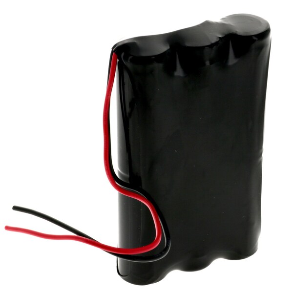 Exell Battery 7.2V 2200mAh NiMH Battery w/ Wire Leads Hobby Packs RC Cars Remotes - EBC-4/5A-FLAT-WIRE
