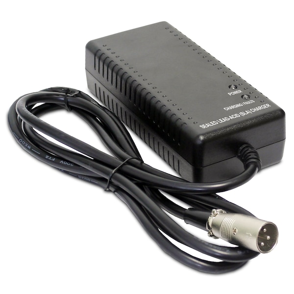 Upg 24V 2AH 3Stage AGM Charger w USA Cordset - 24BC2000T-4 USA