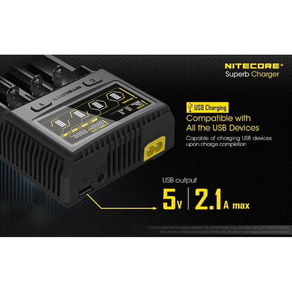 Nitecore SC4 Superb Charger 4-slot Battery Charger - SC4