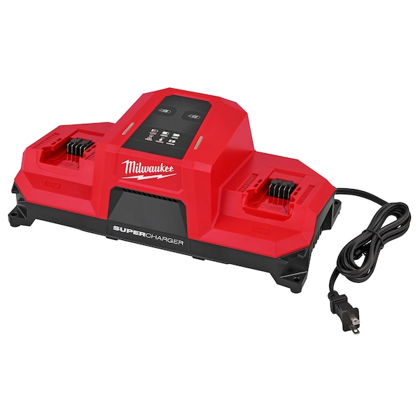 Milwaukee Tool M18 Dual Bay Simultaneous Super Charger w/ 4 Point Mounting - 48-59-1816